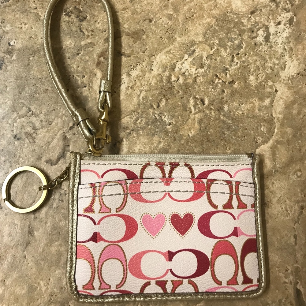 Coach wristlet wallet